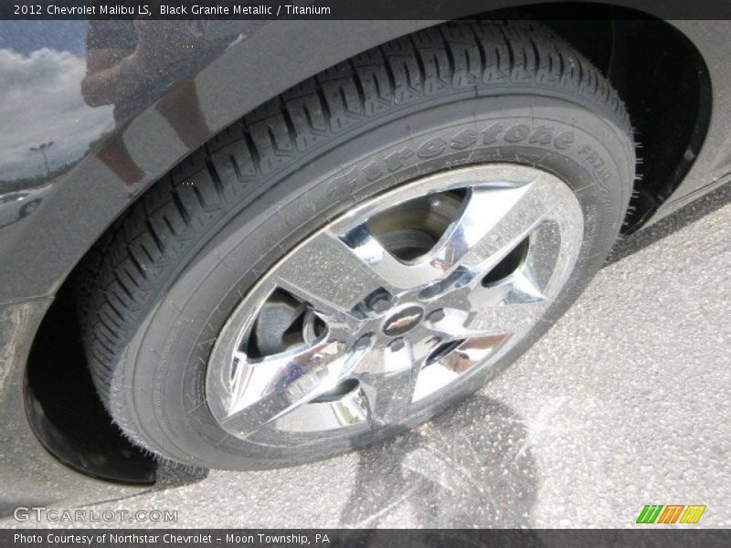 Black Granite Metallic / Titanium 2012 Chevrolet Malibu LS