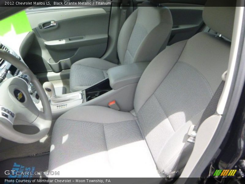 Black Granite Metallic / Titanium 2012 Chevrolet Malibu LS
