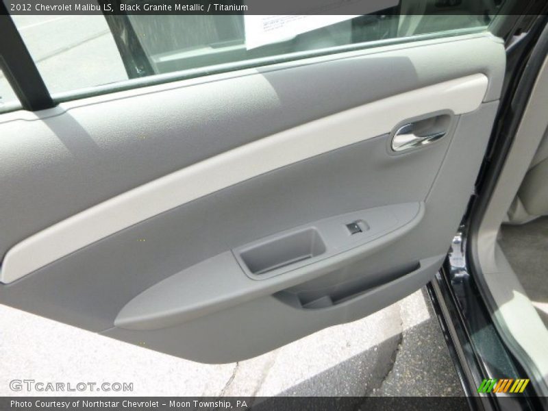 Black Granite Metallic / Titanium 2012 Chevrolet Malibu LS