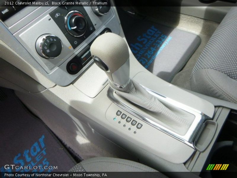 Black Granite Metallic / Titanium 2012 Chevrolet Malibu LS