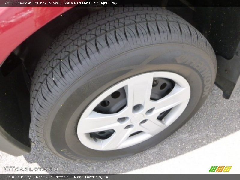 Salsa Red Metallic / Light Gray 2005 Chevrolet Equinox LS AWD