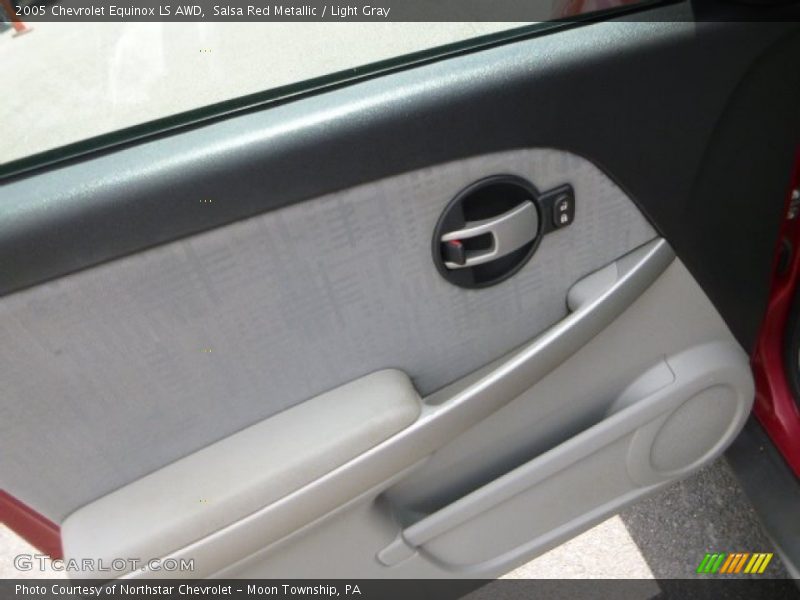 Salsa Red Metallic / Light Gray 2005 Chevrolet Equinox LS AWD