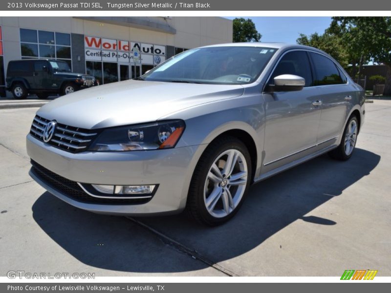 Tungsten Silver Metallic / Titan Black 2013 Volkswagen Passat TDI SEL