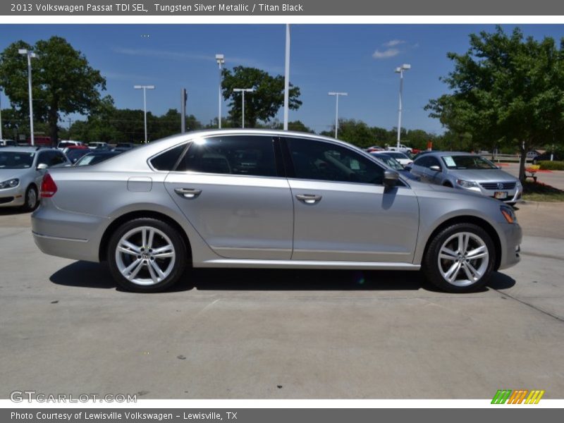 Tungsten Silver Metallic / Titan Black 2013 Volkswagen Passat TDI SEL
