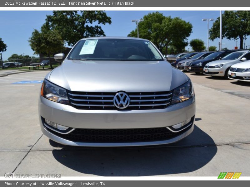 Tungsten Silver Metallic / Titan Black 2013 Volkswagen Passat TDI SEL
