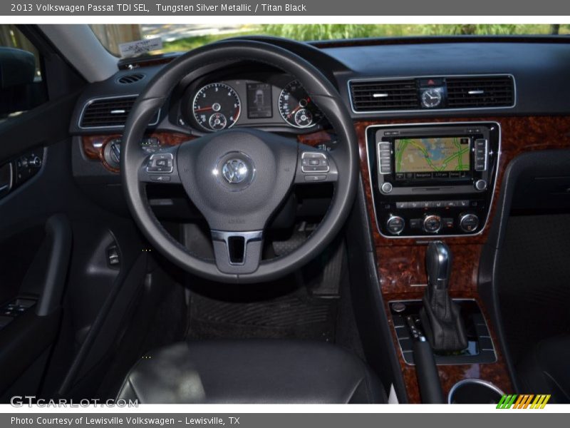 Tungsten Silver Metallic / Titan Black 2013 Volkswagen Passat TDI SEL