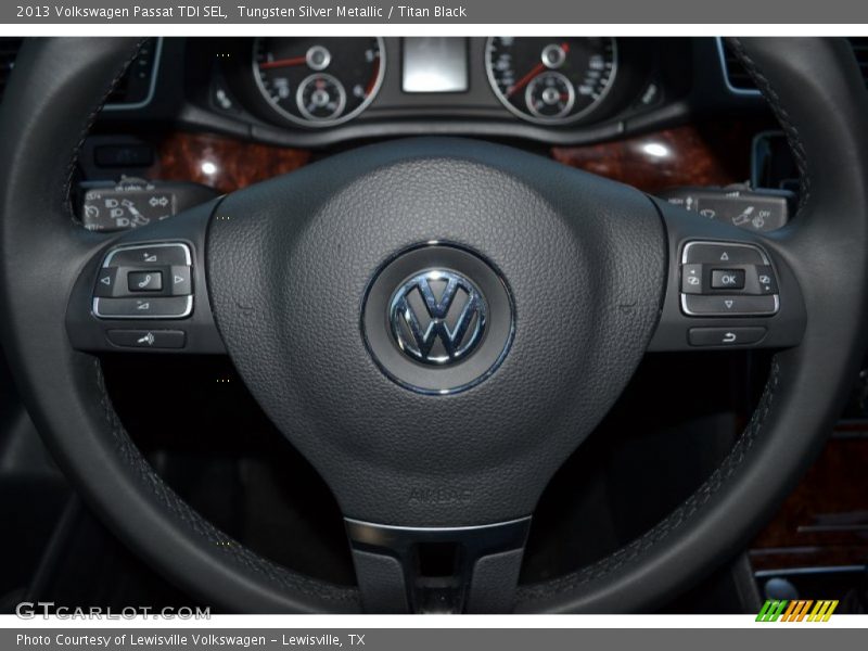Tungsten Silver Metallic / Titan Black 2013 Volkswagen Passat TDI SEL