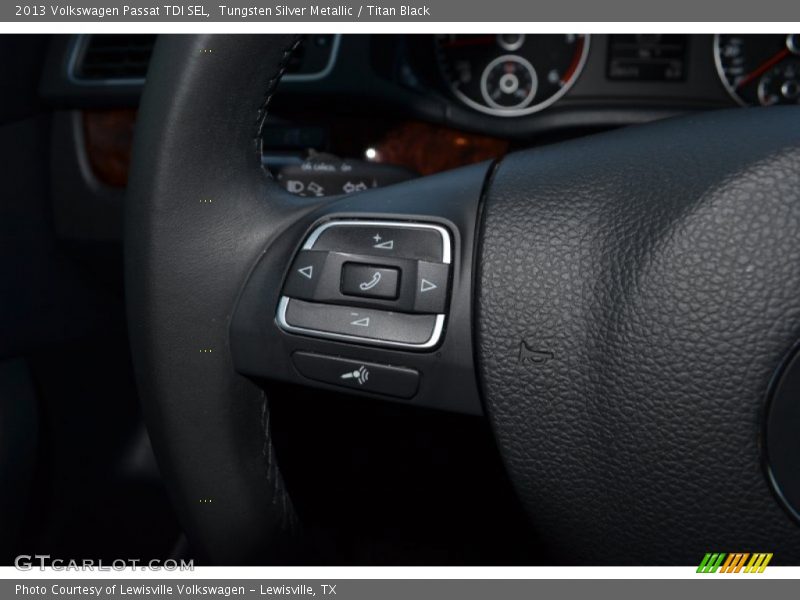 Tungsten Silver Metallic / Titan Black 2013 Volkswagen Passat TDI SEL
