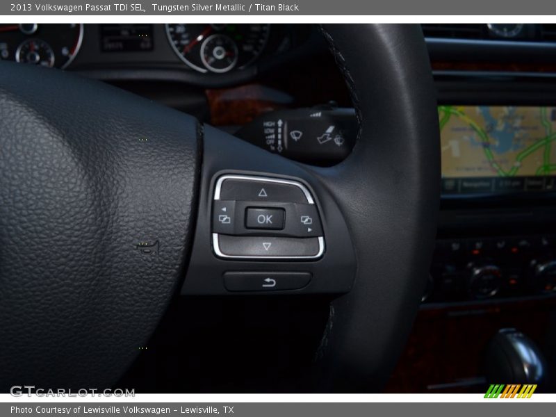 Tungsten Silver Metallic / Titan Black 2013 Volkswagen Passat TDI SEL