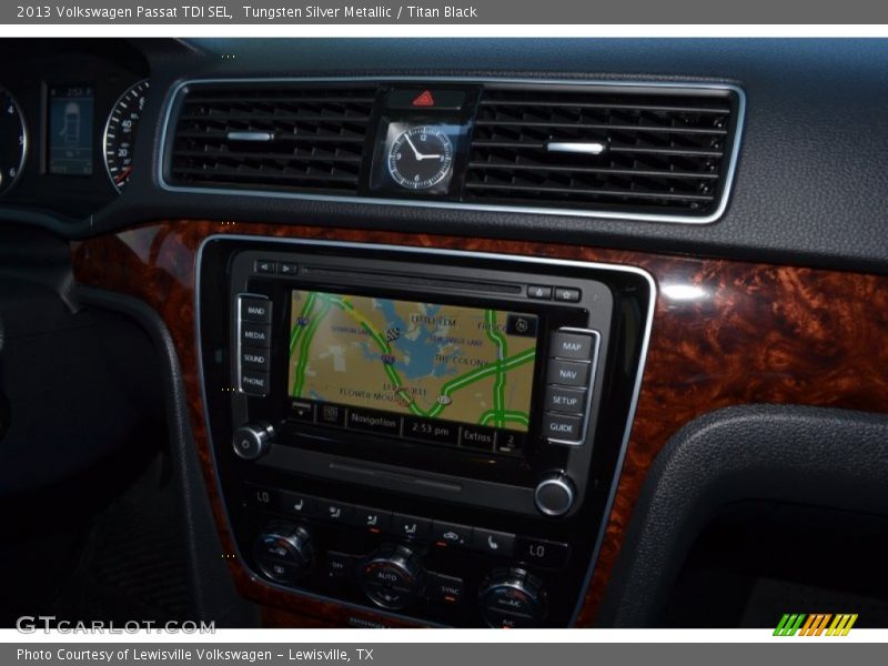 Tungsten Silver Metallic / Titan Black 2013 Volkswagen Passat TDI SEL