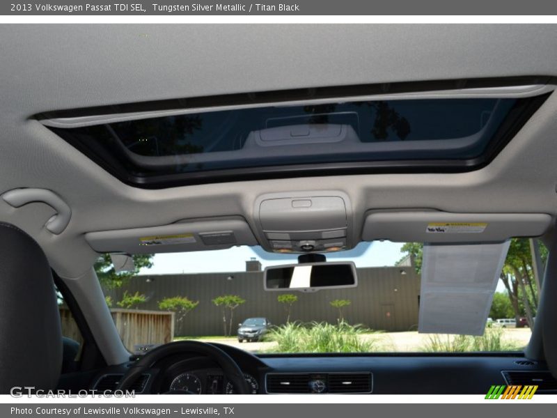 Tungsten Silver Metallic / Titan Black 2013 Volkswagen Passat TDI SEL