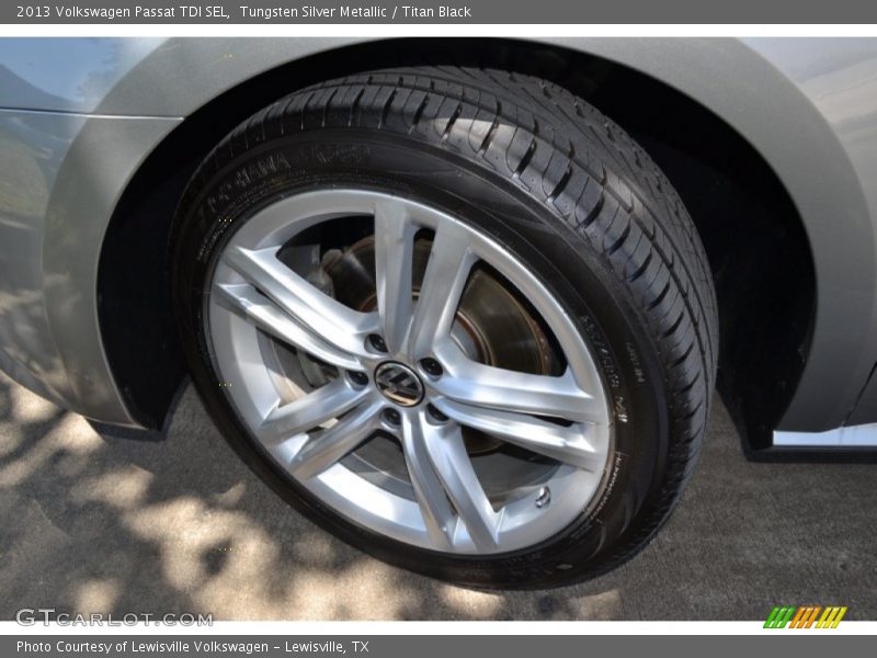 Tungsten Silver Metallic / Titan Black 2013 Volkswagen Passat TDI SEL