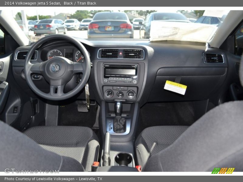 Black / Titan Black 2014 Volkswagen Jetta S Sedan