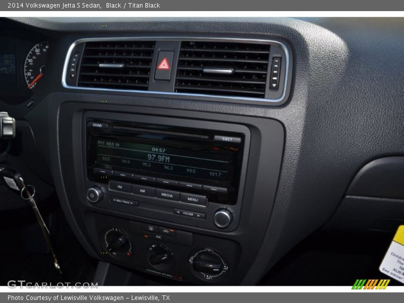 Black / Titan Black 2014 Volkswagen Jetta S Sedan