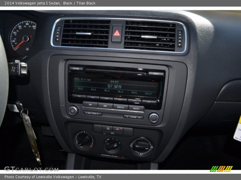 Black / Titan Black 2014 Volkswagen Jetta S Sedan
