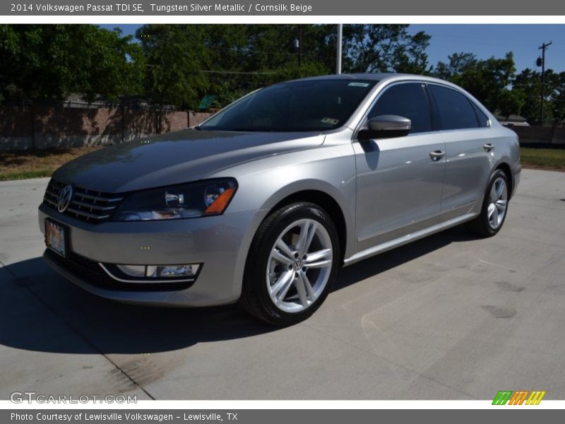 Tungsten Silver Metallic / Cornsilk Beige 2014 Volkswagen Passat TDI SE