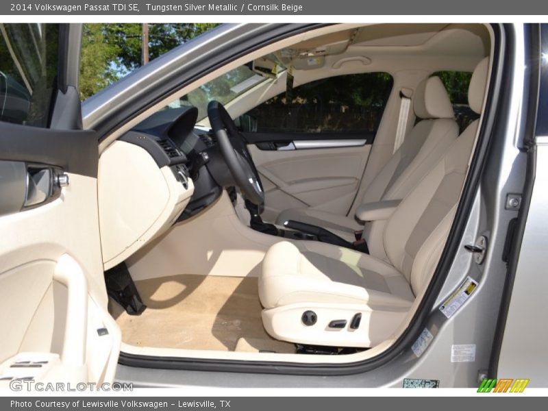 Tungsten Silver Metallic / Cornsilk Beige 2014 Volkswagen Passat TDI SE