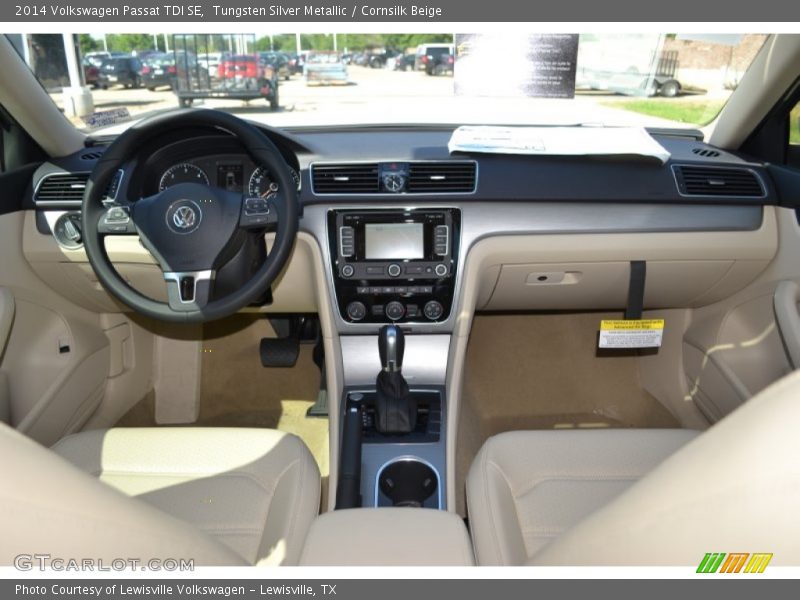 Tungsten Silver Metallic / Cornsilk Beige 2014 Volkswagen Passat TDI SE
