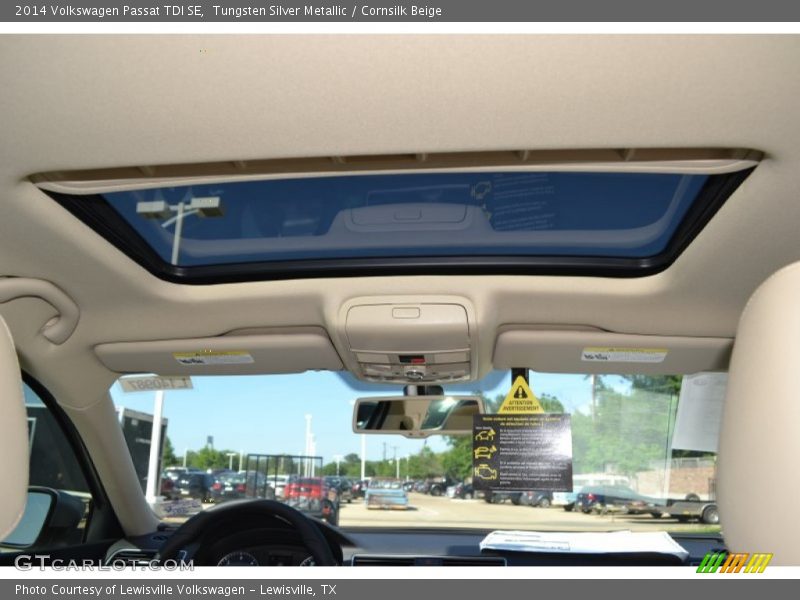 Tungsten Silver Metallic / Cornsilk Beige 2014 Volkswagen Passat TDI SE