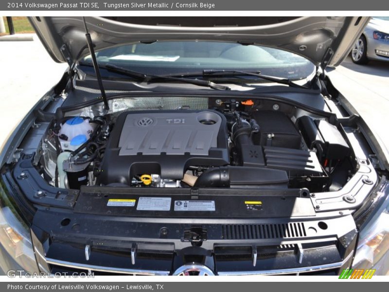 Tungsten Silver Metallic / Cornsilk Beige 2014 Volkswagen Passat TDI SE