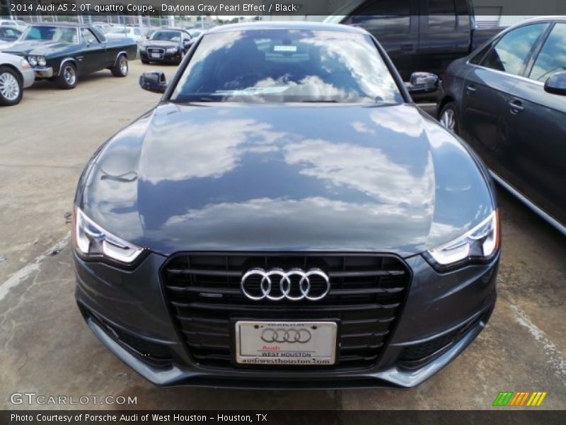 Daytona Gray Pearl Effect / Black 2014 Audi A5 2.0T quattro Coupe