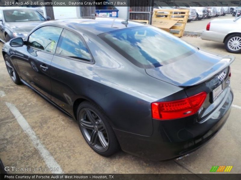 Daytona Gray Pearl Effect / Black 2014 Audi A5 2.0T quattro Coupe
