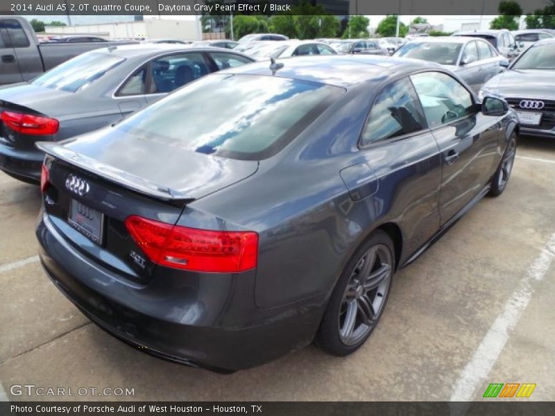 Daytona Gray Pearl Effect / Black 2014 Audi A5 2.0T quattro Coupe