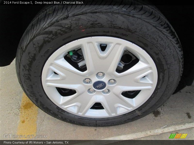 Deep Impact Blue / Charcoal Black 2014 Ford Escape S