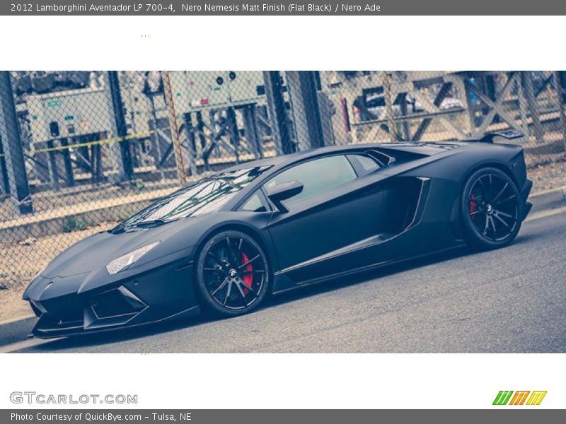  2012 Aventador LP 700-4 Nero Nemesis Matt Finish (Flat Black)