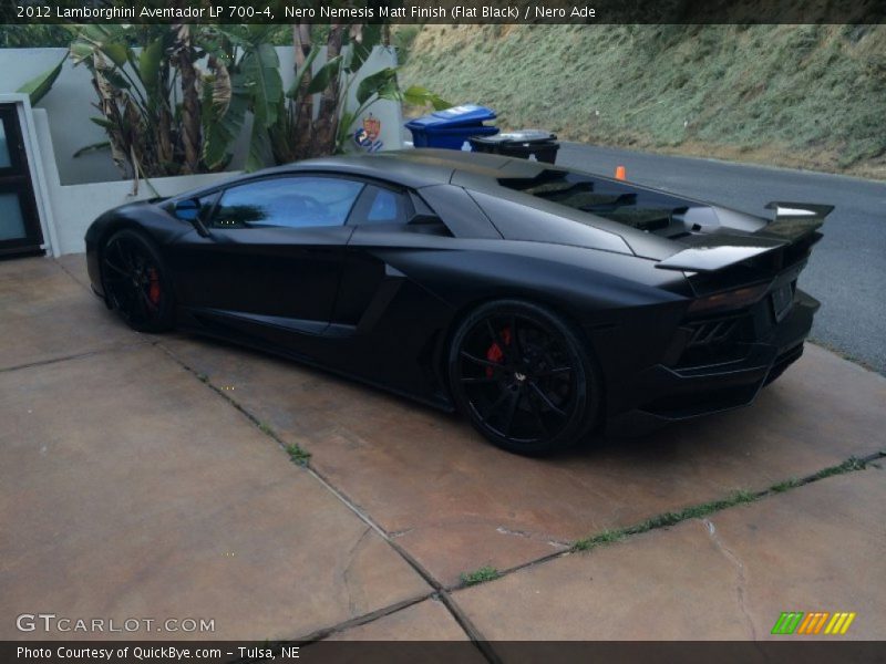  2012 Aventador LP 700-4 Nero Nemesis Matt Finish (Flat Black)