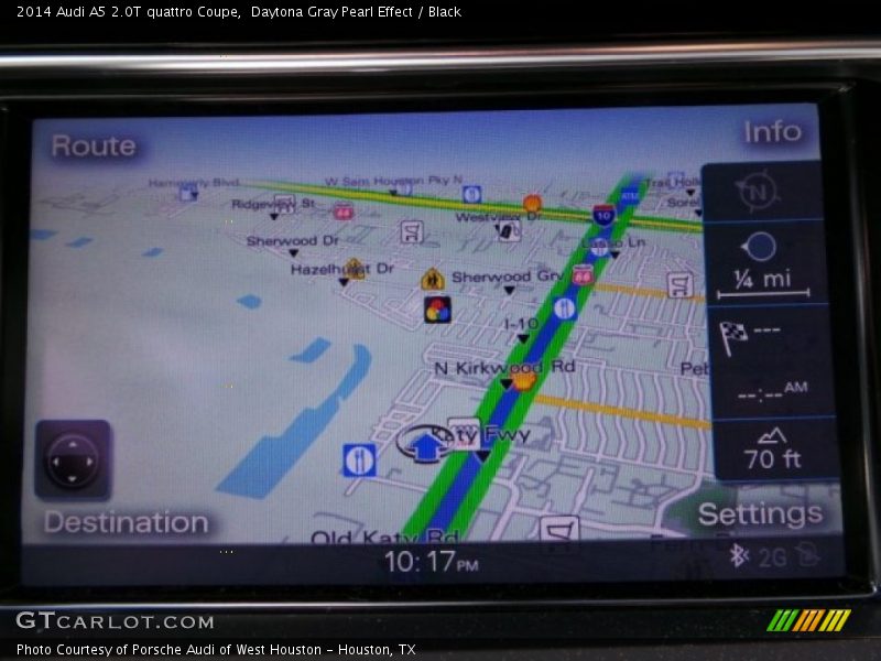 Daytona Gray Pearl Effect / Black 2014 Audi A5 2.0T quattro Coupe