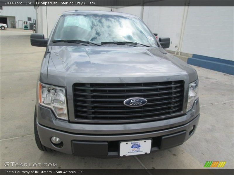 Sterling Grey / Black 2014 Ford F150 STX SuperCab