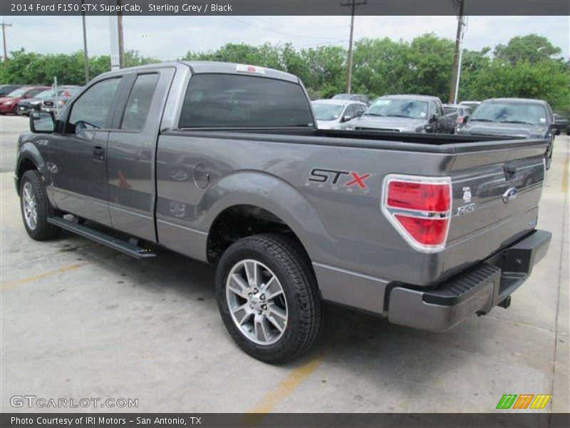 Sterling Grey / Black 2014 Ford F150 STX SuperCab