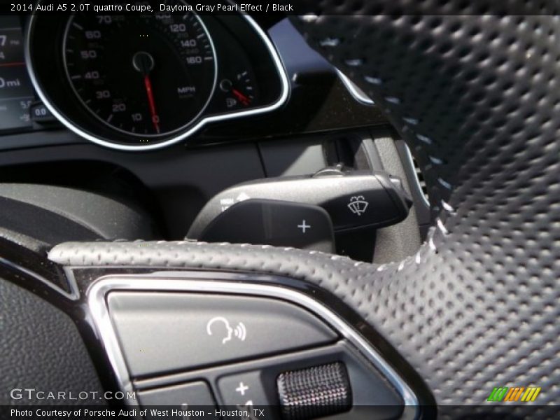 Daytona Gray Pearl Effect / Black 2014 Audi A5 2.0T quattro Coupe