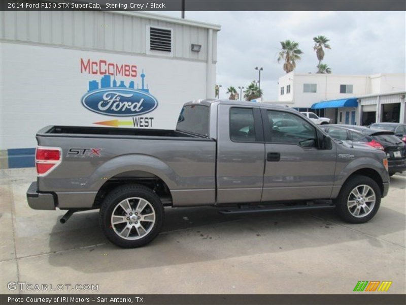 Sterling Grey / Black 2014 Ford F150 STX SuperCab