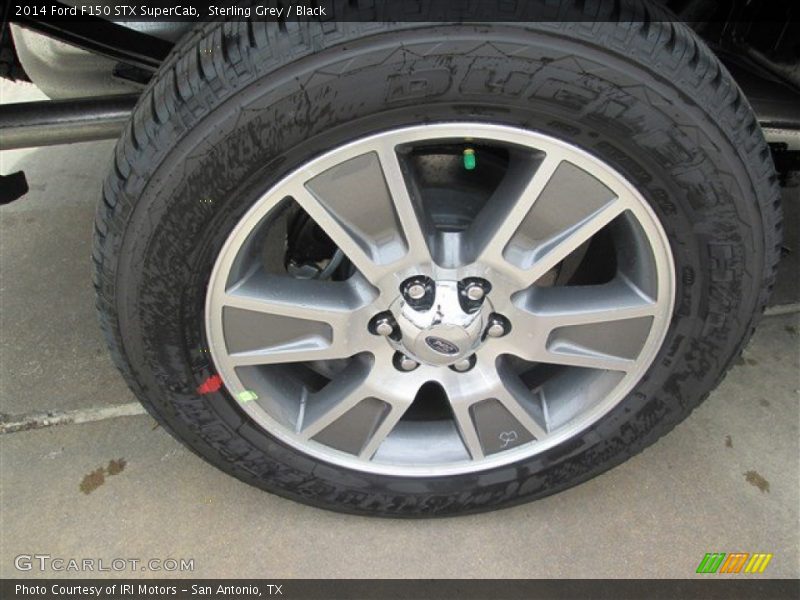 Sterling Grey / Black 2014 Ford F150 STX SuperCab