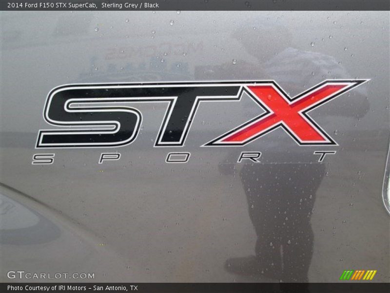 Sterling Grey / Black 2014 Ford F150 STX SuperCab