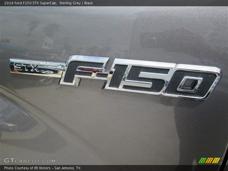 Sterling Grey / Black 2014 Ford F150 STX SuperCab