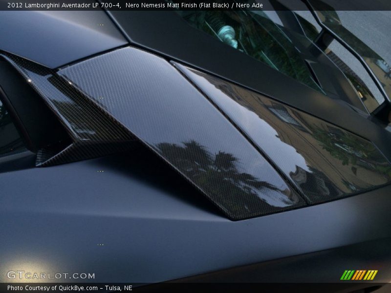 Nero Nemesis Matt Finish (Flat Black) / Nero Ade 2012 Lamborghini Aventador LP 700-4