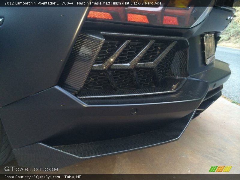 Nero Nemesis Matt Finish (Flat Black) / Nero Ade 2012 Lamborghini Aventador LP 700-4