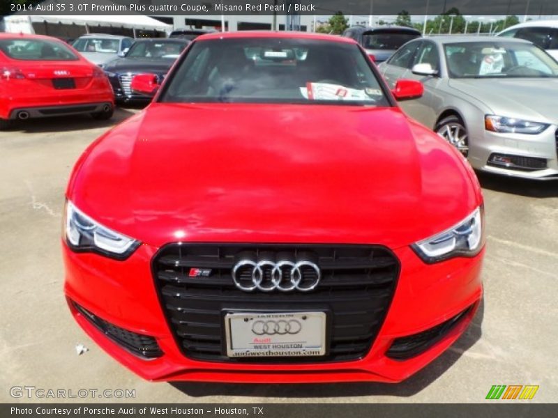 Misano Red Pearl / Black 2014 Audi S5 3.0T Premium Plus quattro Coupe
