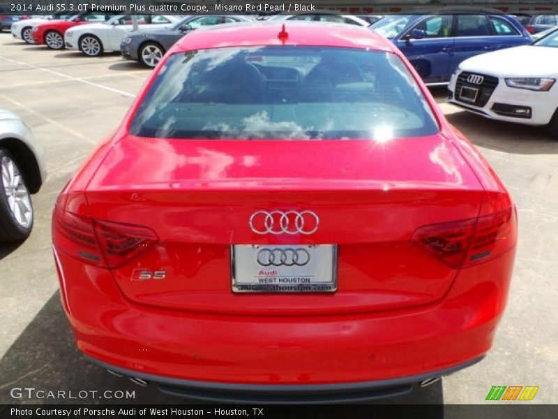 Misano Red Pearl / Black 2014 Audi S5 3.0T Premium Plus quattro Coupe