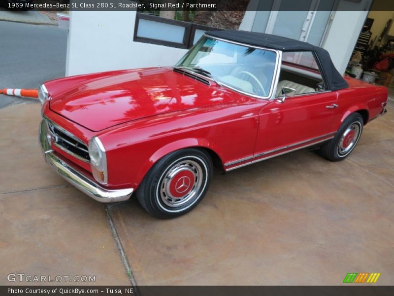  1969 SL Class 280 SL Roadster Signal Red