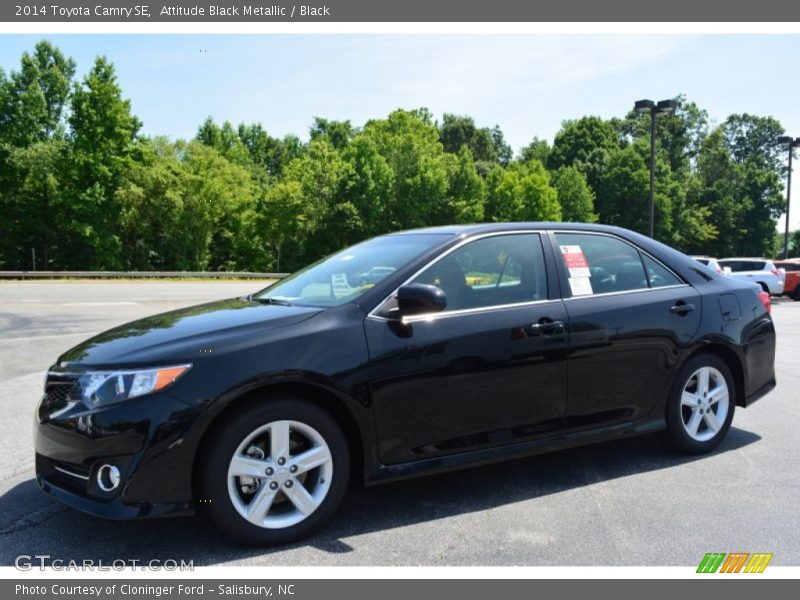 Attitude Black Metallic / Black 2014 Toyota Camry SE