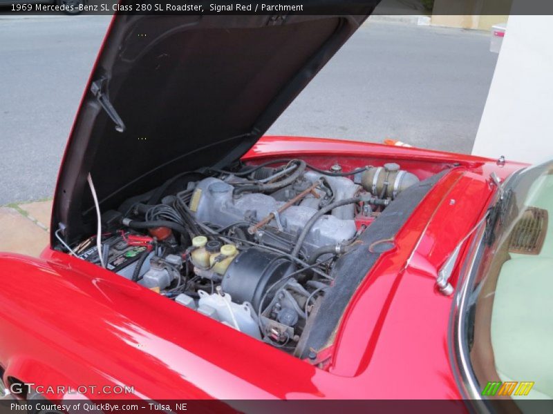  1969 SL Class 280 SL Roadster Engine - 2.8 Liter SOHC 12-Valve Inline 6 Cylinder
