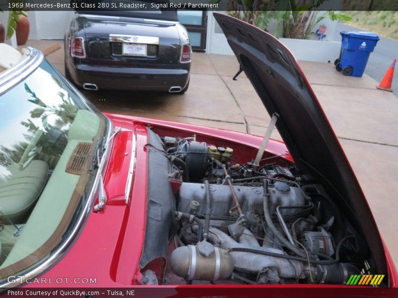  1969 SL Class 280 SL Roadster Engine - 2.8 Liter SOHC 12-Valve Inline 6 Cylinder