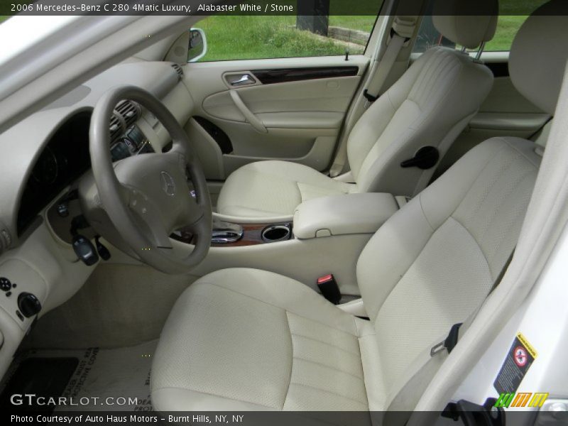 Alabaster White / Stone 2006 Mercedes-Benz C 280 4Matic Luxury