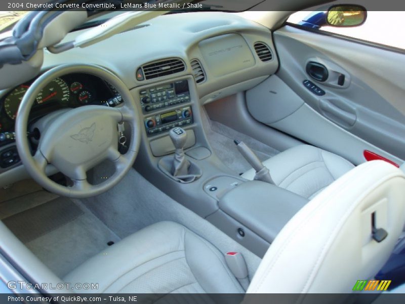  2004 Corvette Convertible Shale Interior