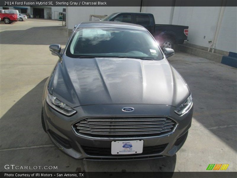 Sterling Gray / Charcoal Black 2014 Ford Fusion Hybrid SE