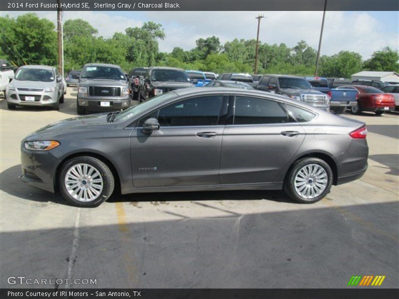 Sterling Gray / Charcoal Black 2014 Ford Fusion Hybrid SE